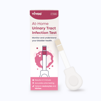 Vivoo At-Home Urinary Tract Infection Test packaging on a white background