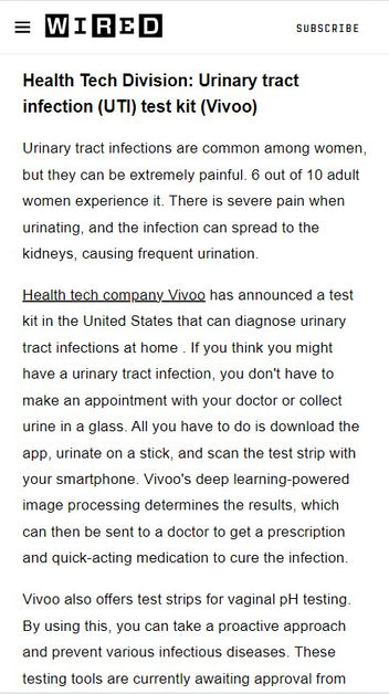 screen shot of wired article