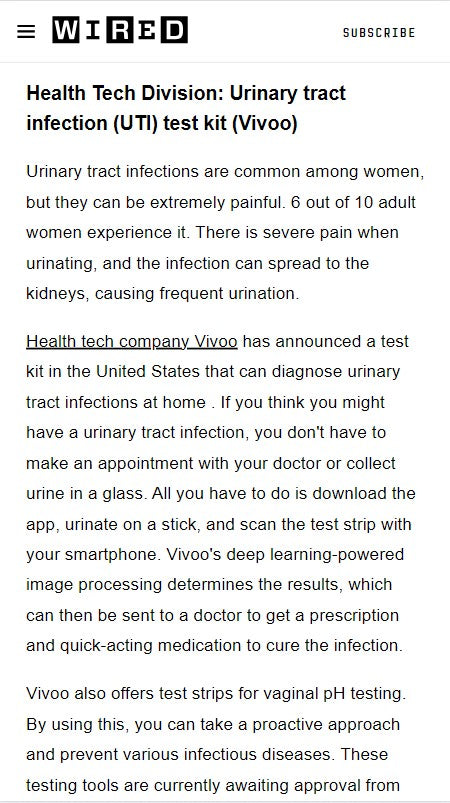 screen shot of wired article