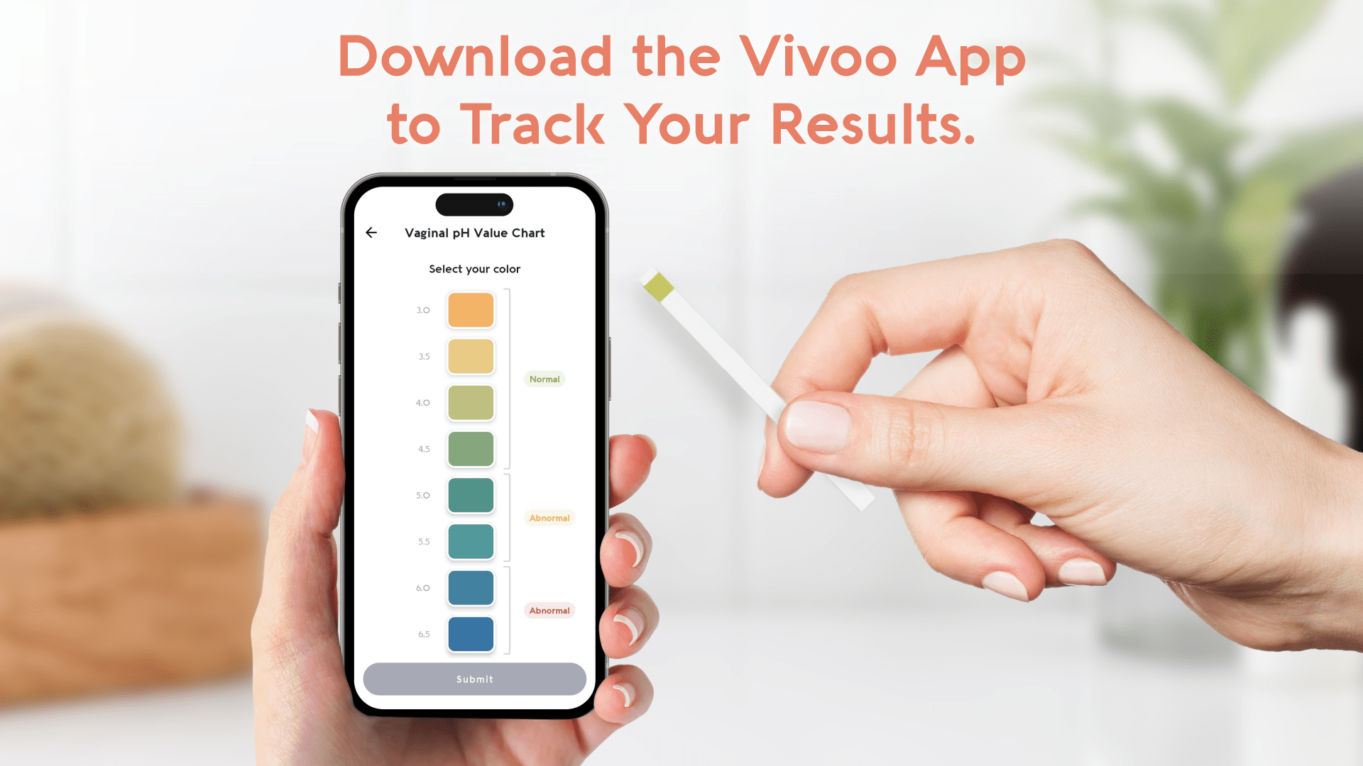 Vaginal pH Test.