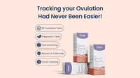 Vivoo Ovulation & Pregnancy Test with text on a light pink background